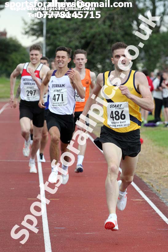 Graded 800 metres, North East Grand Prix, Monkton, Jarrow. Photo: David T. Hewitson/Sports for All Pics